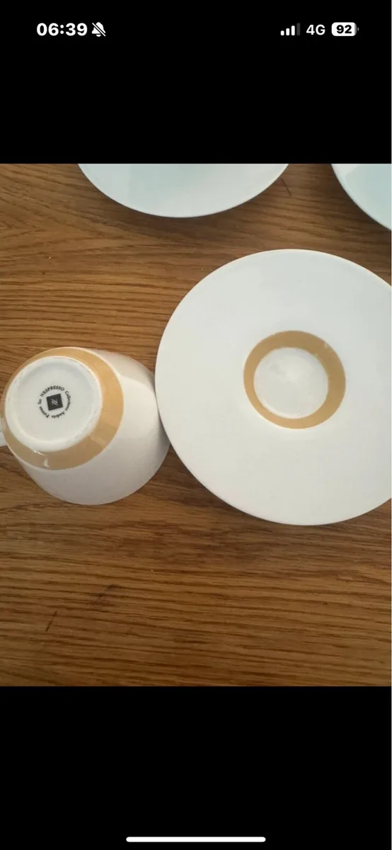 Nespresso cups and saucers - Image 3