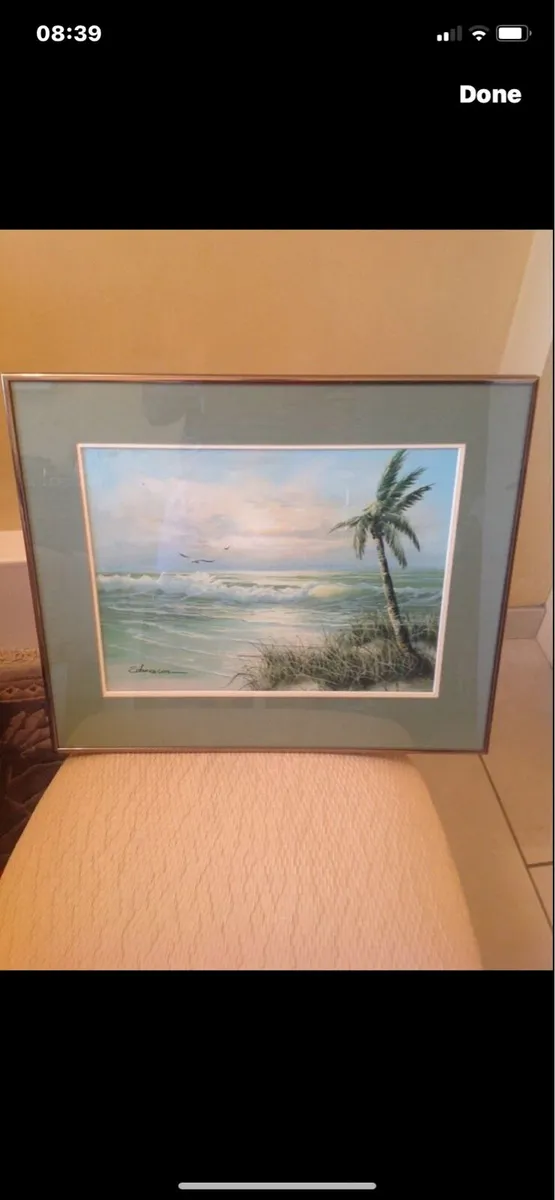 Vintage Florida Painting - Image 1