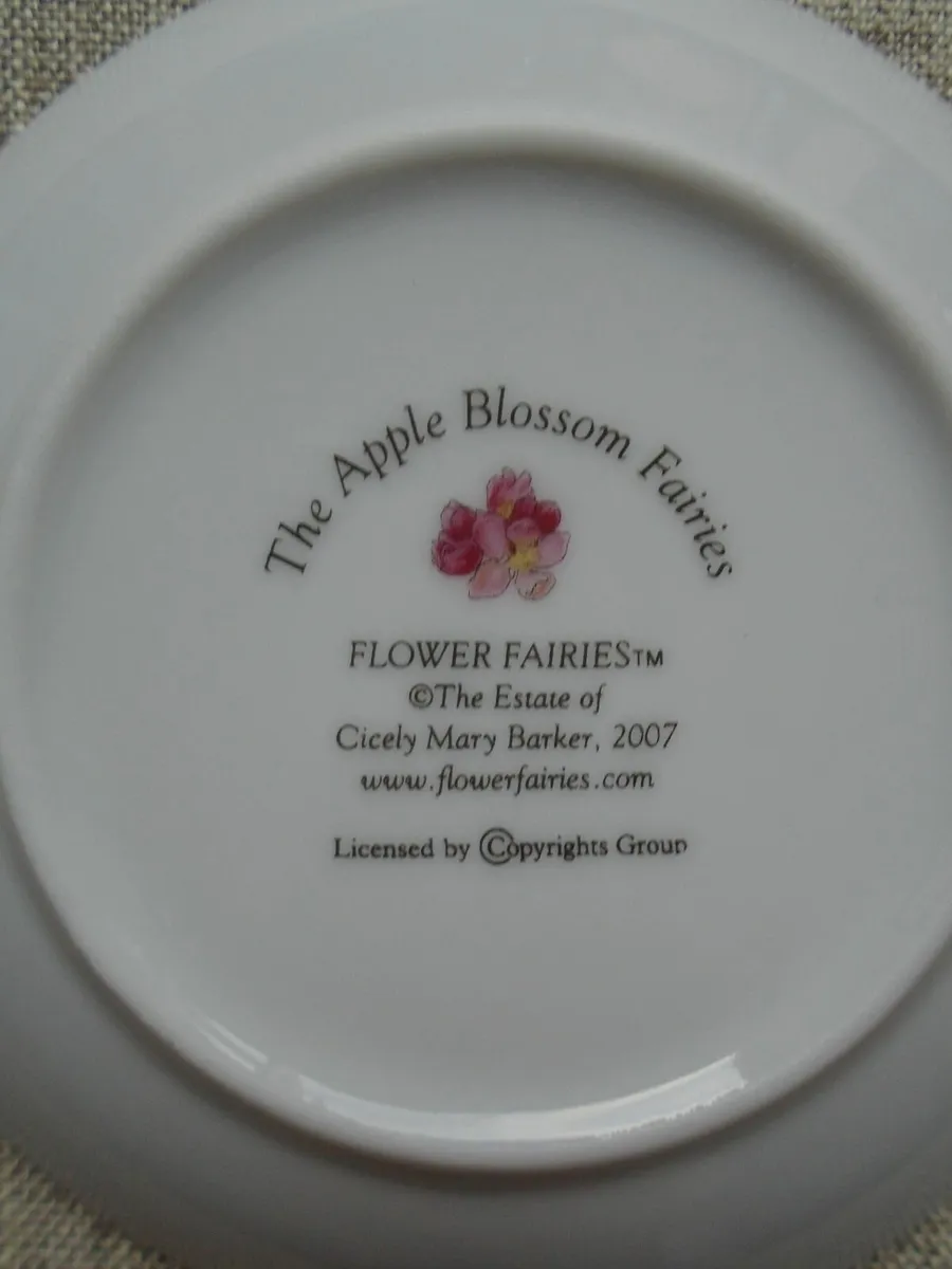 Flower fairy plate, Home decor, Gift - Image 2