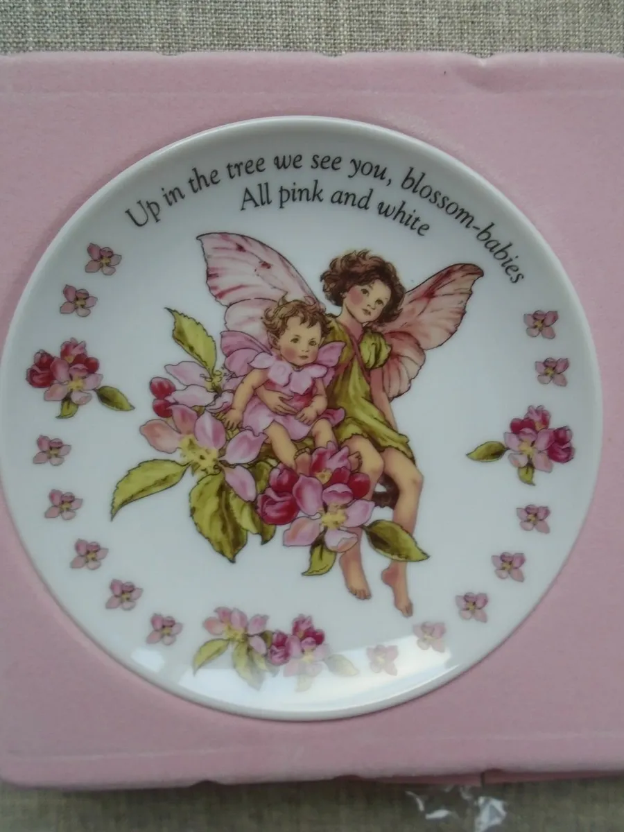Flower fairy plate, Home decor, Gift - Image 1