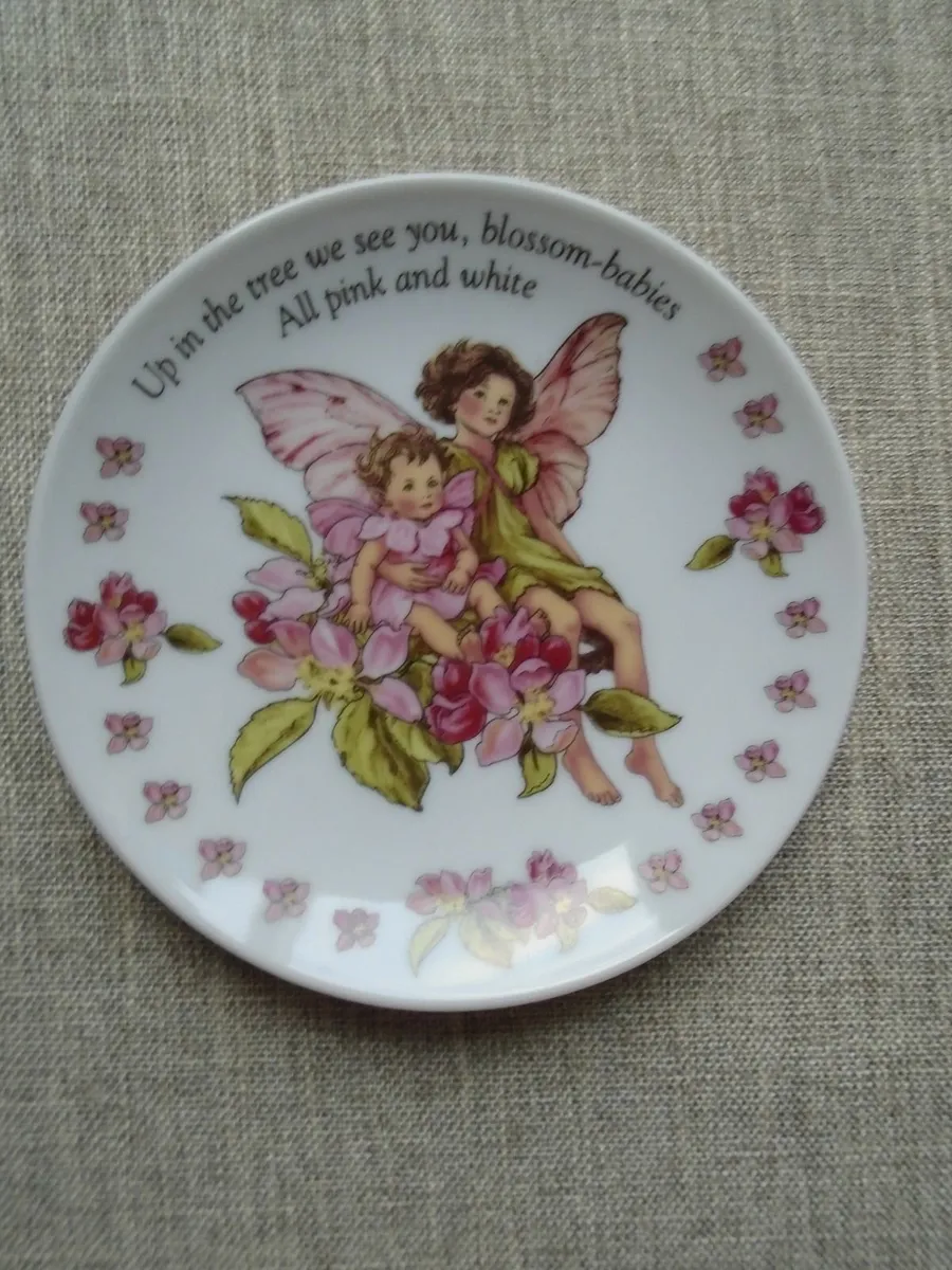 Flower fairy plate, Home decor, Gift - Image 4