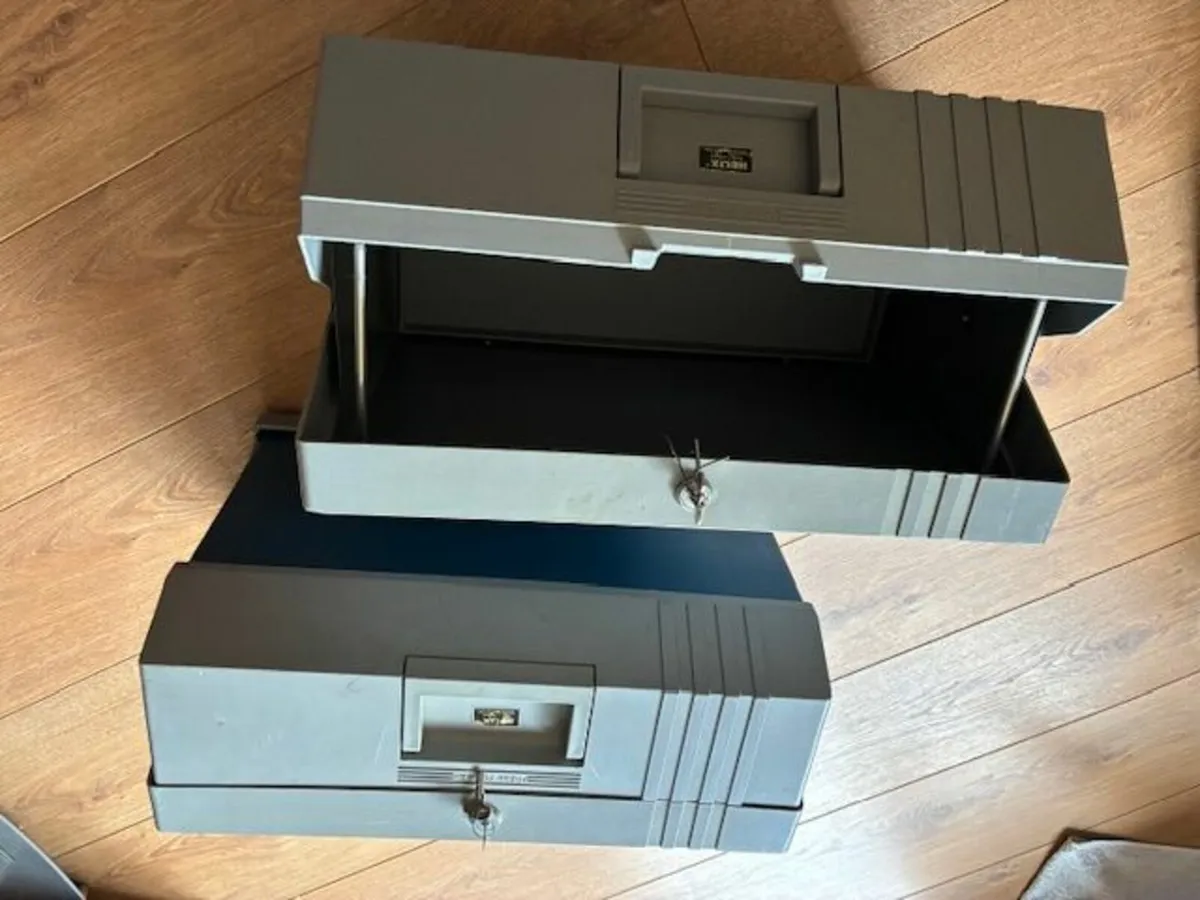 Lockable file boxes