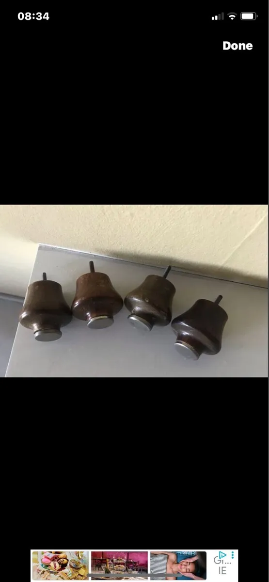 Vintage Timber Drawer Knobs - Image 1