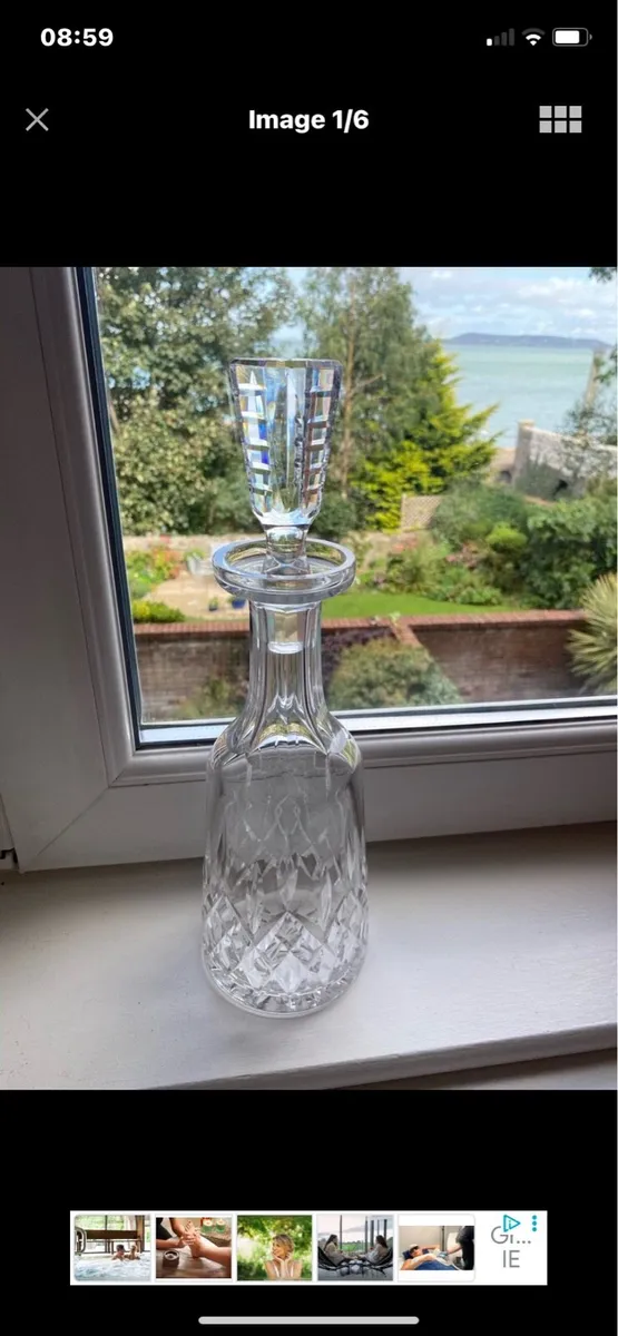 Vintage Waterford Crystal Lismore Decanter - Image 1