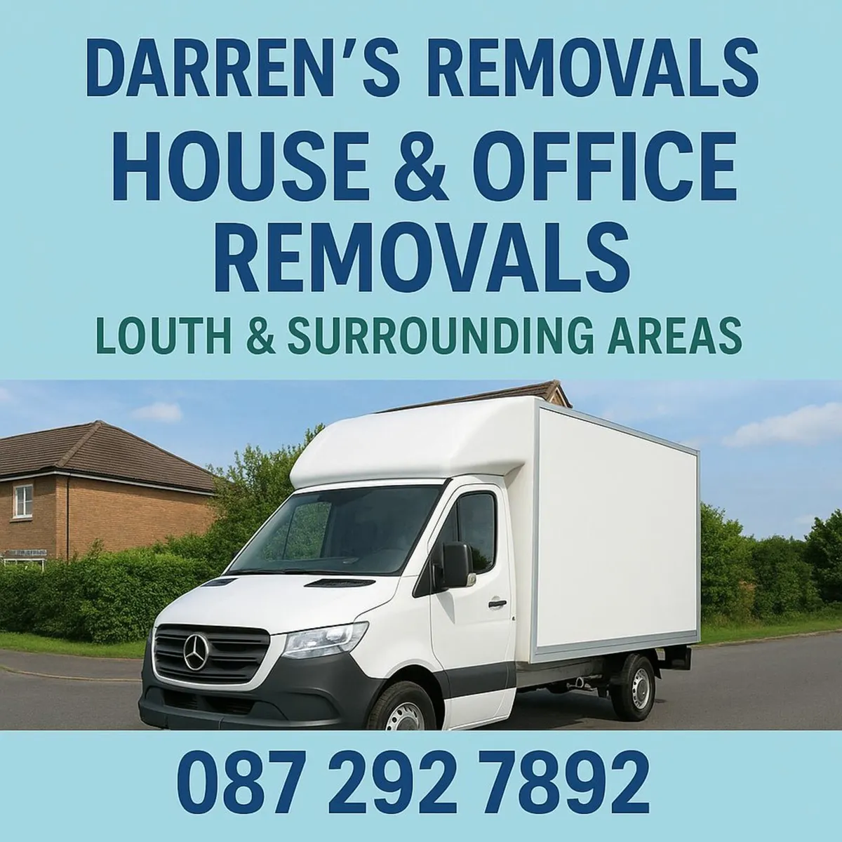 REMOVAL SERVICE CALL 087 2927892 Darren - Image 1