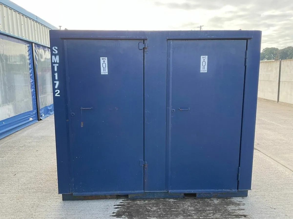 8ft x 4ft ANTI VANDAL DOUBLE MAINS SITE TOILET - Image 3