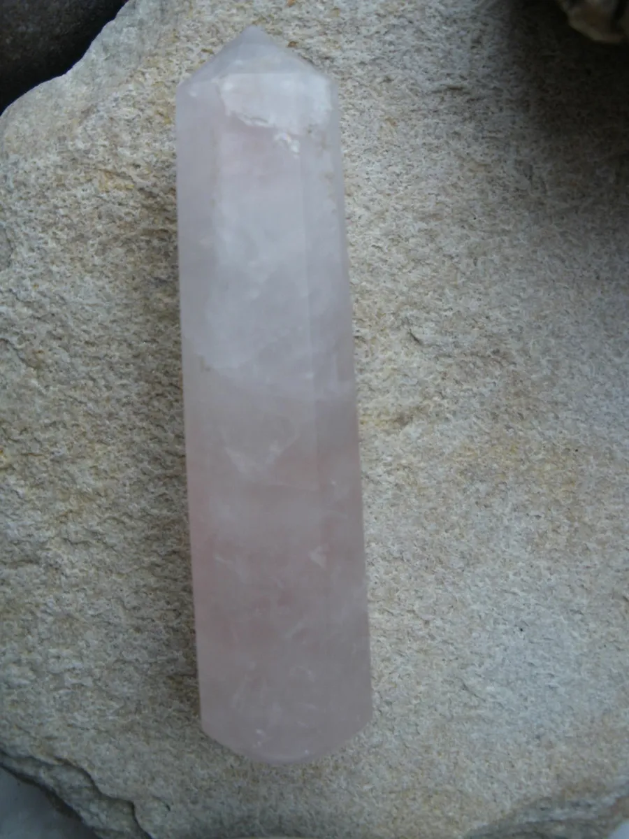 Rose Quartz wand, Crystals, Gemstones - Image 2