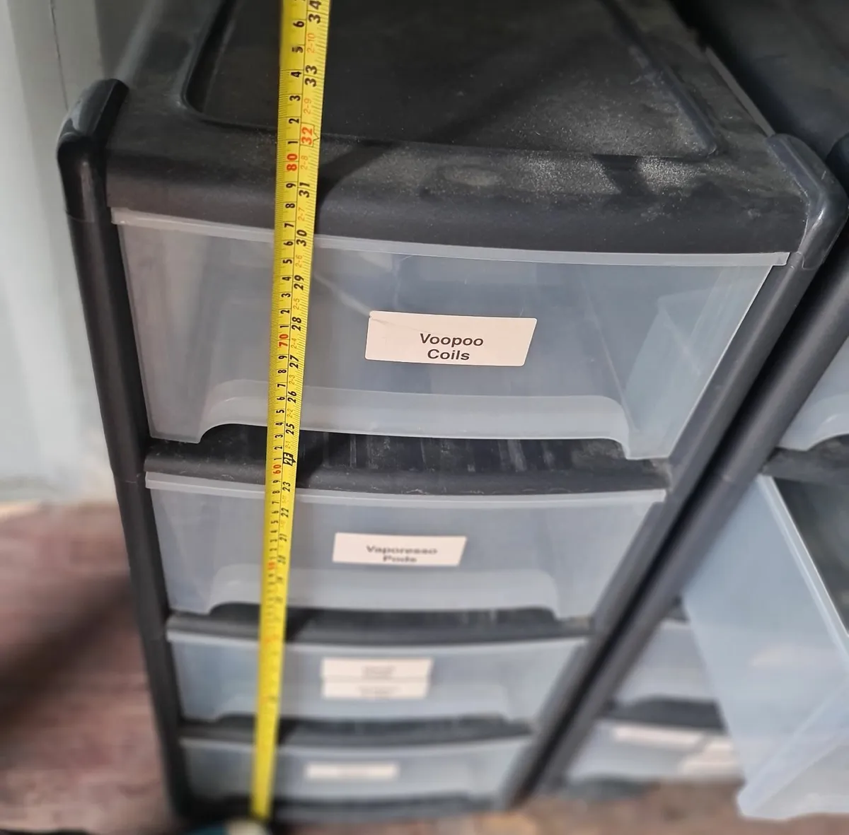 Set of Plastic Storage Drawer Units - Image 3