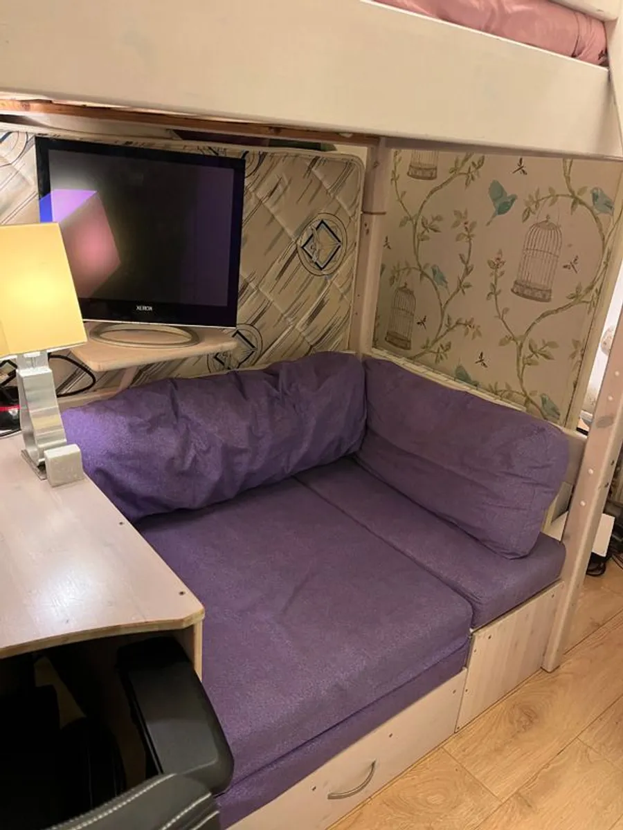 Thuka High Sleeper with desk & sofa - Image 2