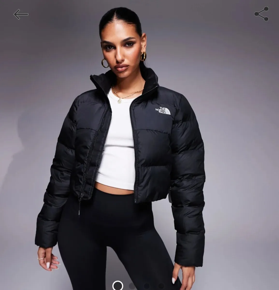 North Face Cropped Jacket