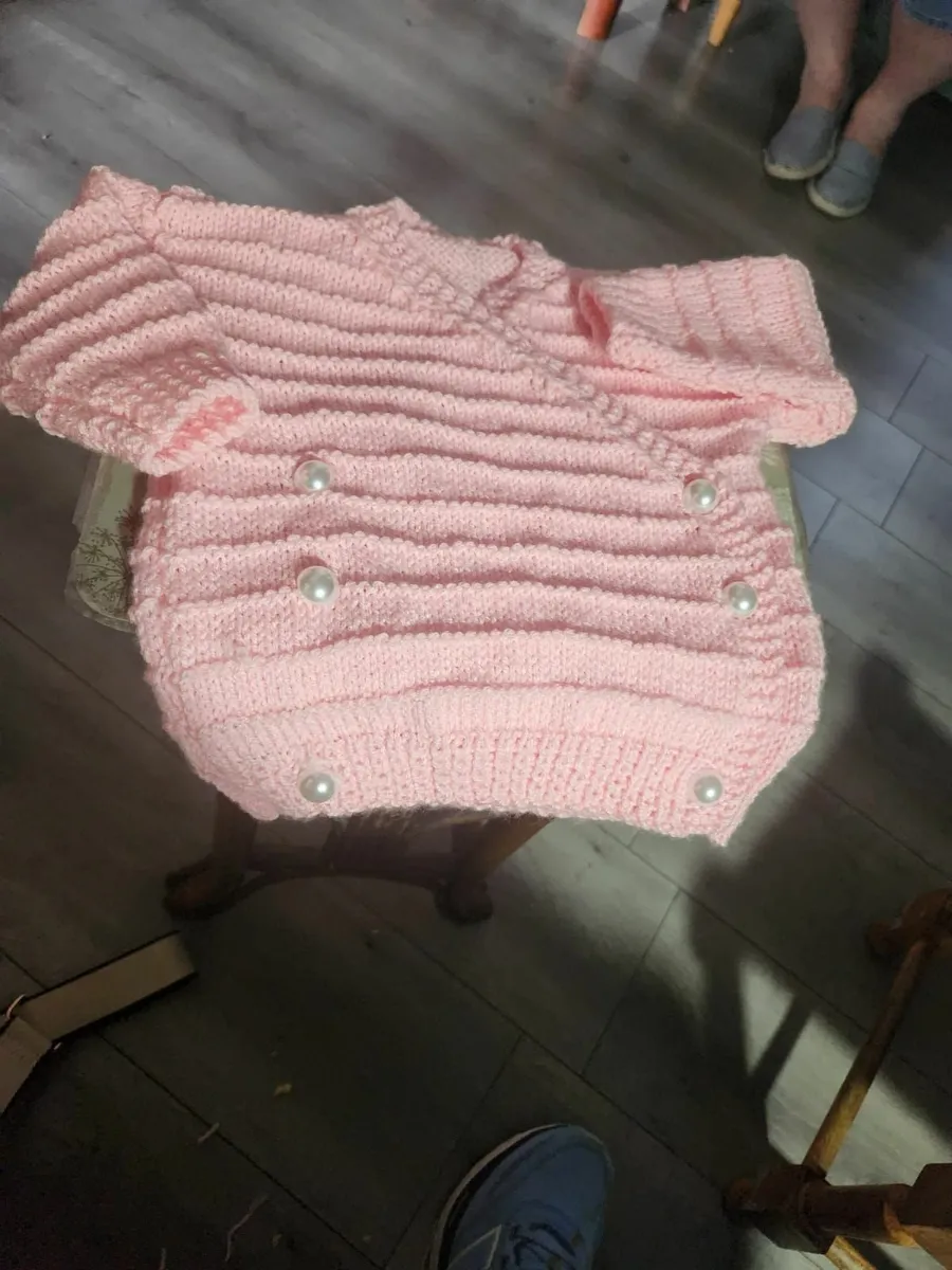 Baby hand knitted cardigans - Image 1