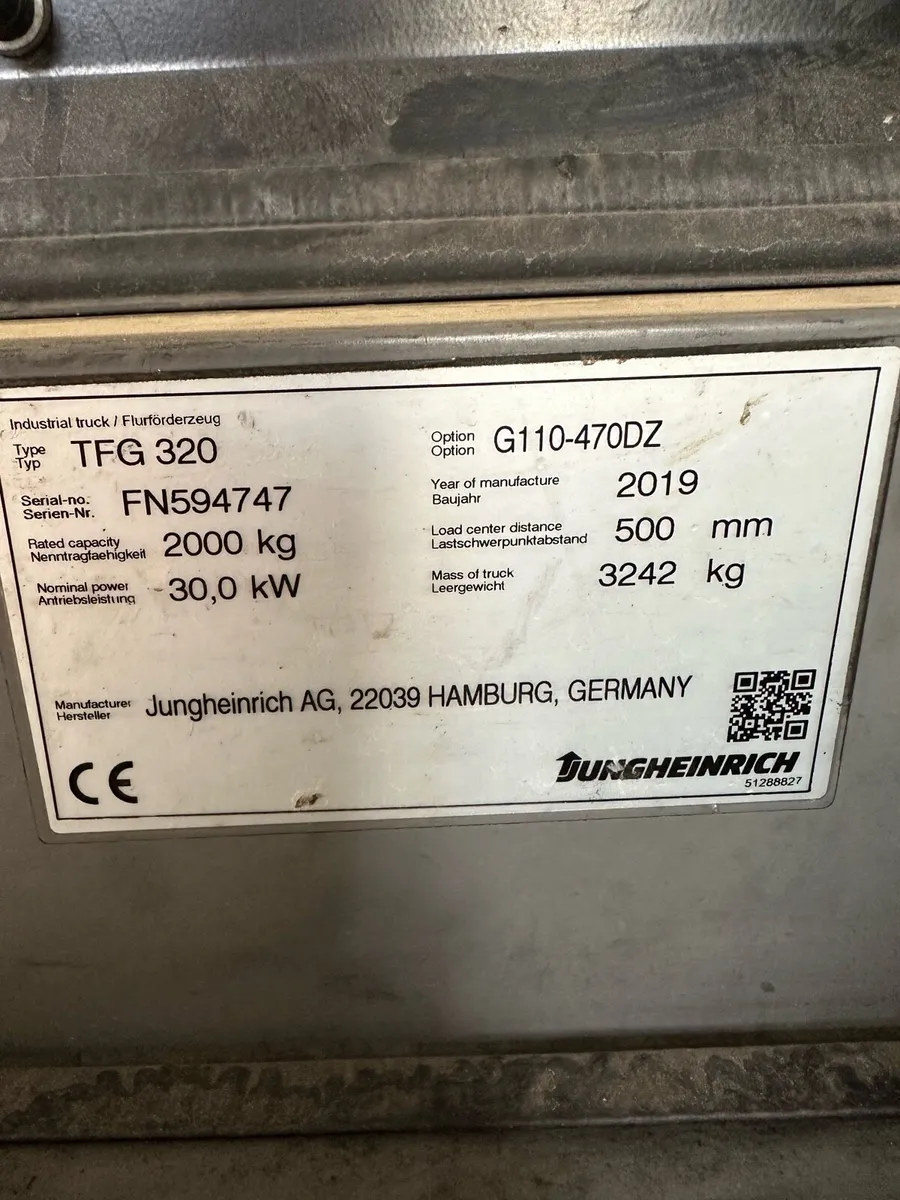 2 Tonne Gas Forklift - Image 4