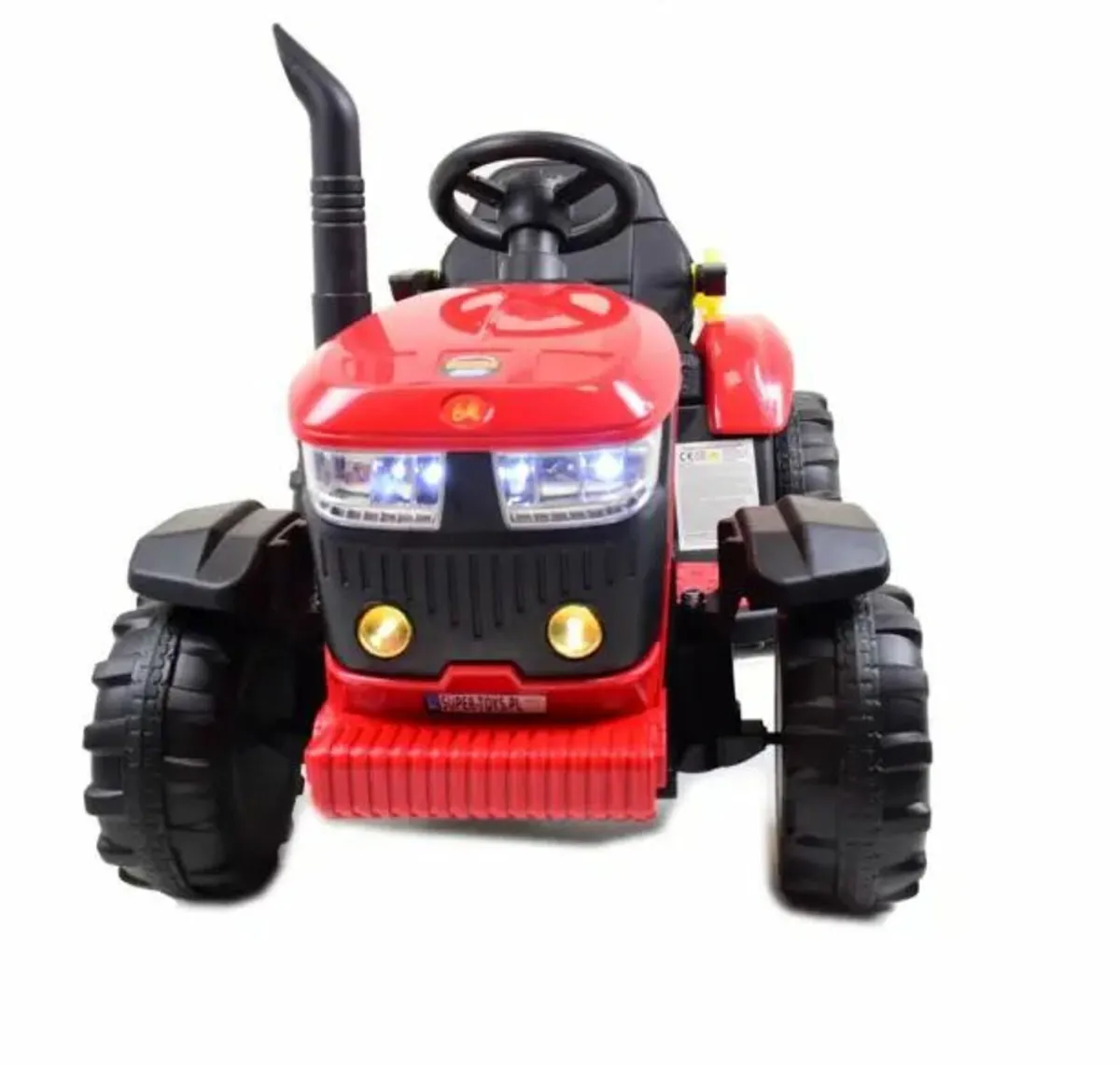 Turbo Harvest 12V Ride On Tractor Red with Trailer - Image 2