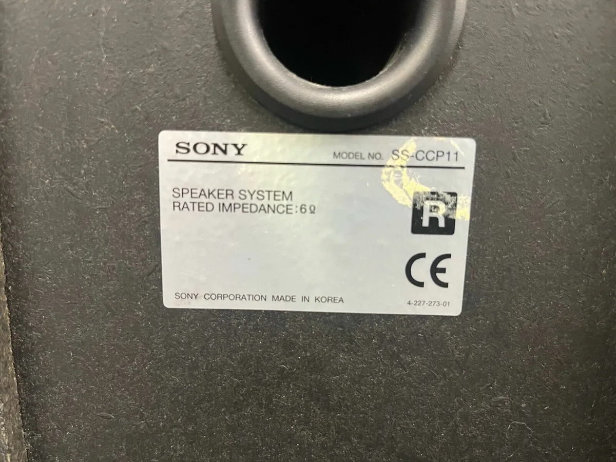 Sony Speakers Pair - Image 4