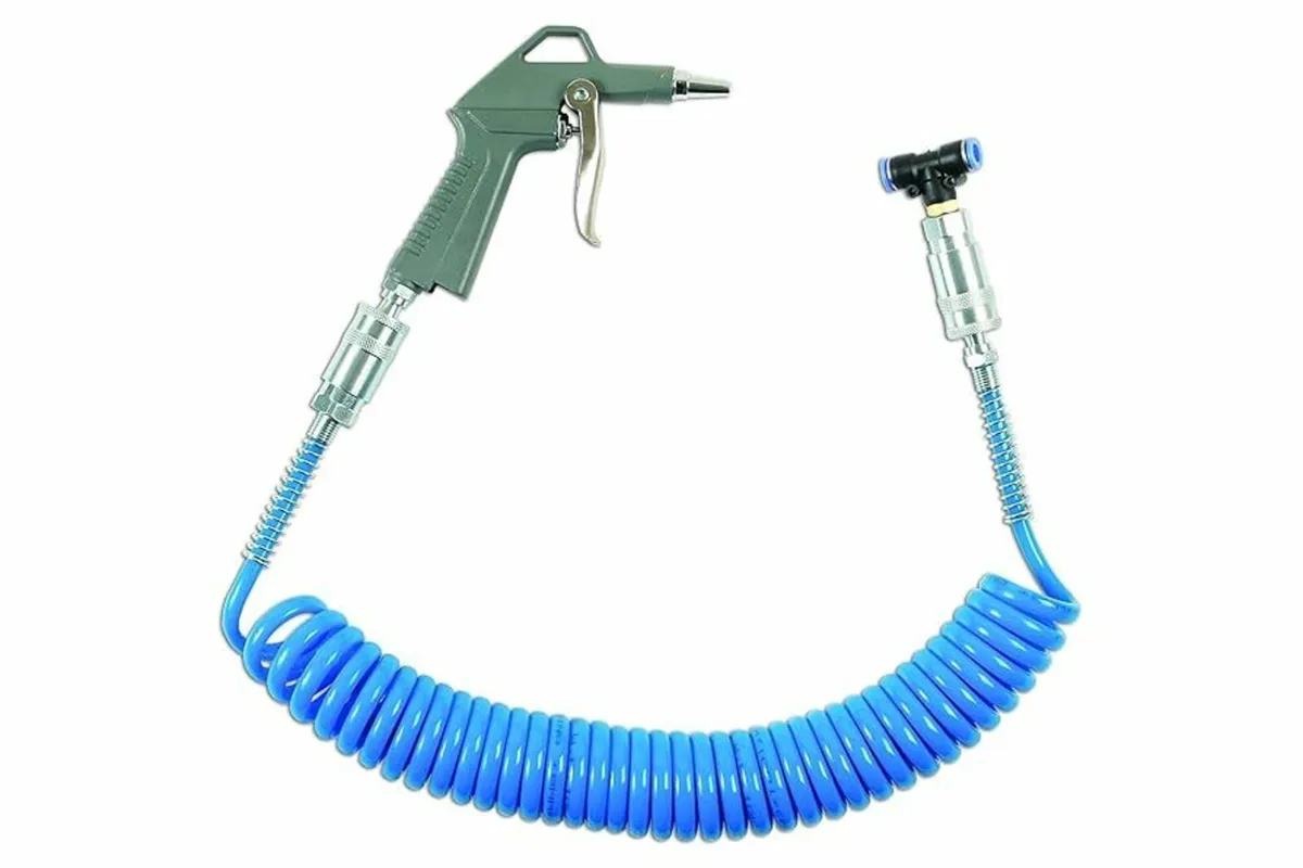 HEAVY DUTY HIGH PRESSURE HOSE AIR DUSTER GUN 5M - Image 1