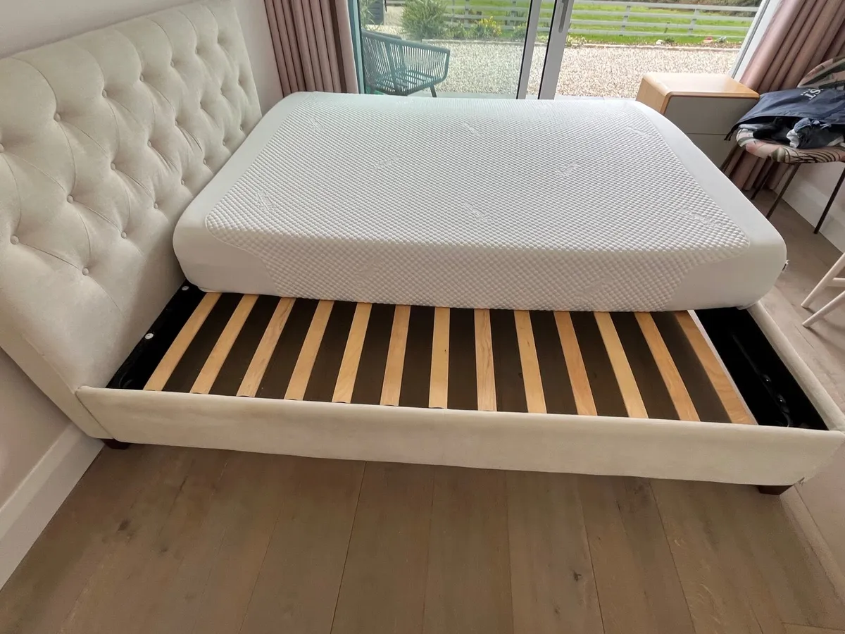Tempur Matress and Bed Frame - Image 3