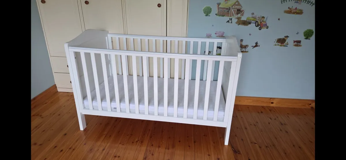 Nested Wooden Cot Bed
