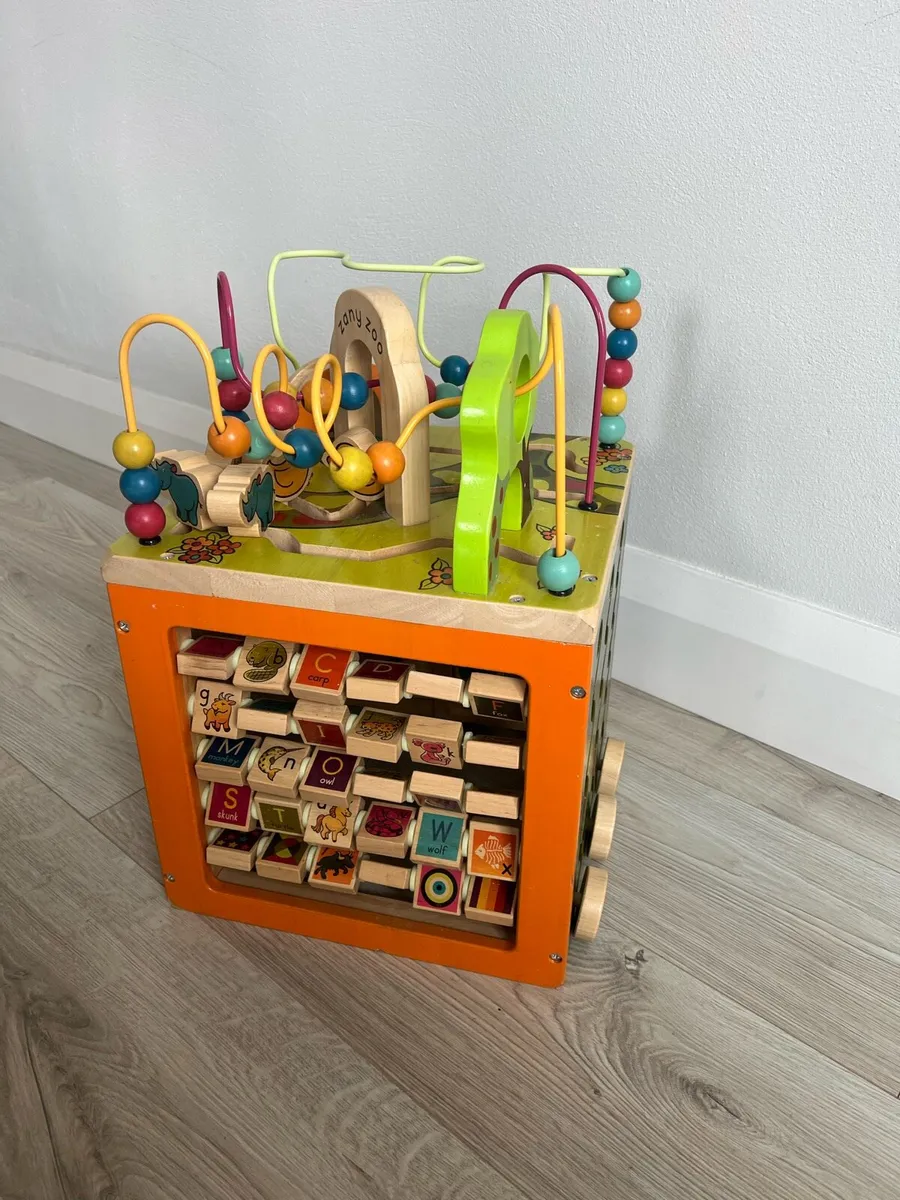 Zany Zoo Wooden Activity Cube Assortment - Image 2