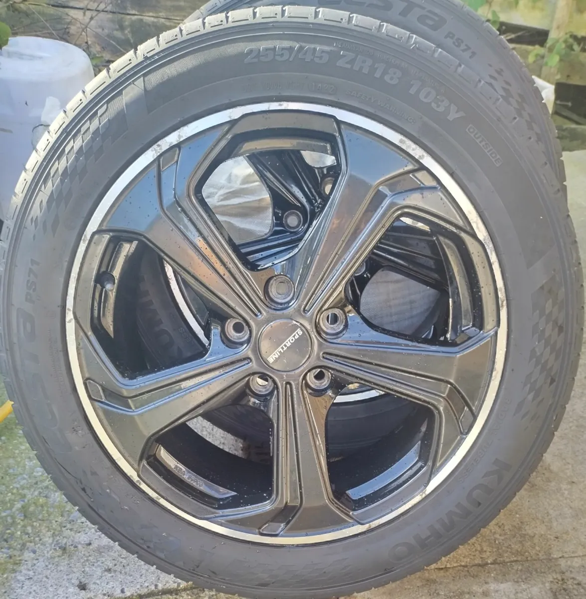 VW T6,T5 Genuine 18" Sportline Alloys - Image 2