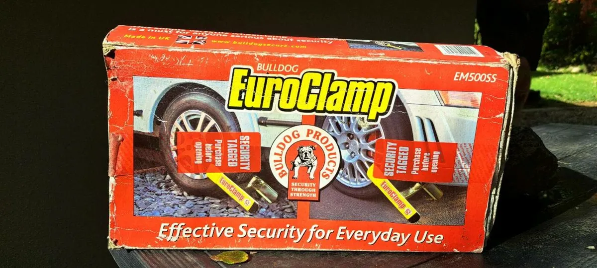 Bulldog EuroClamp wheelclamp - Image 1