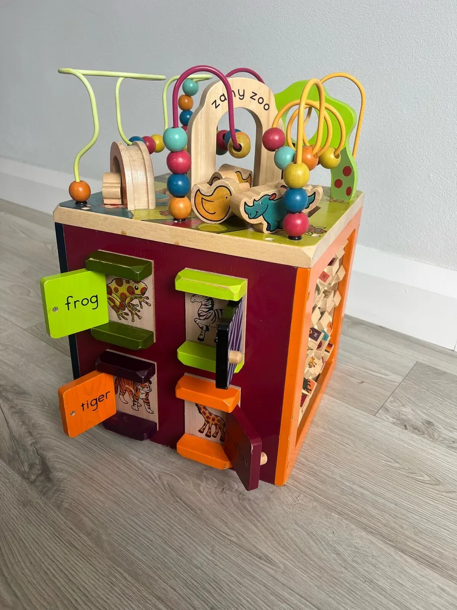 Zany Zoo Wooden Activity Cube Assortment - Image 3
