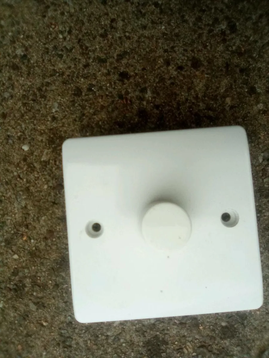 2. WALL.  LIGHTS.  WITH. BULBS.AND DIMMER SWITCH - Image 3