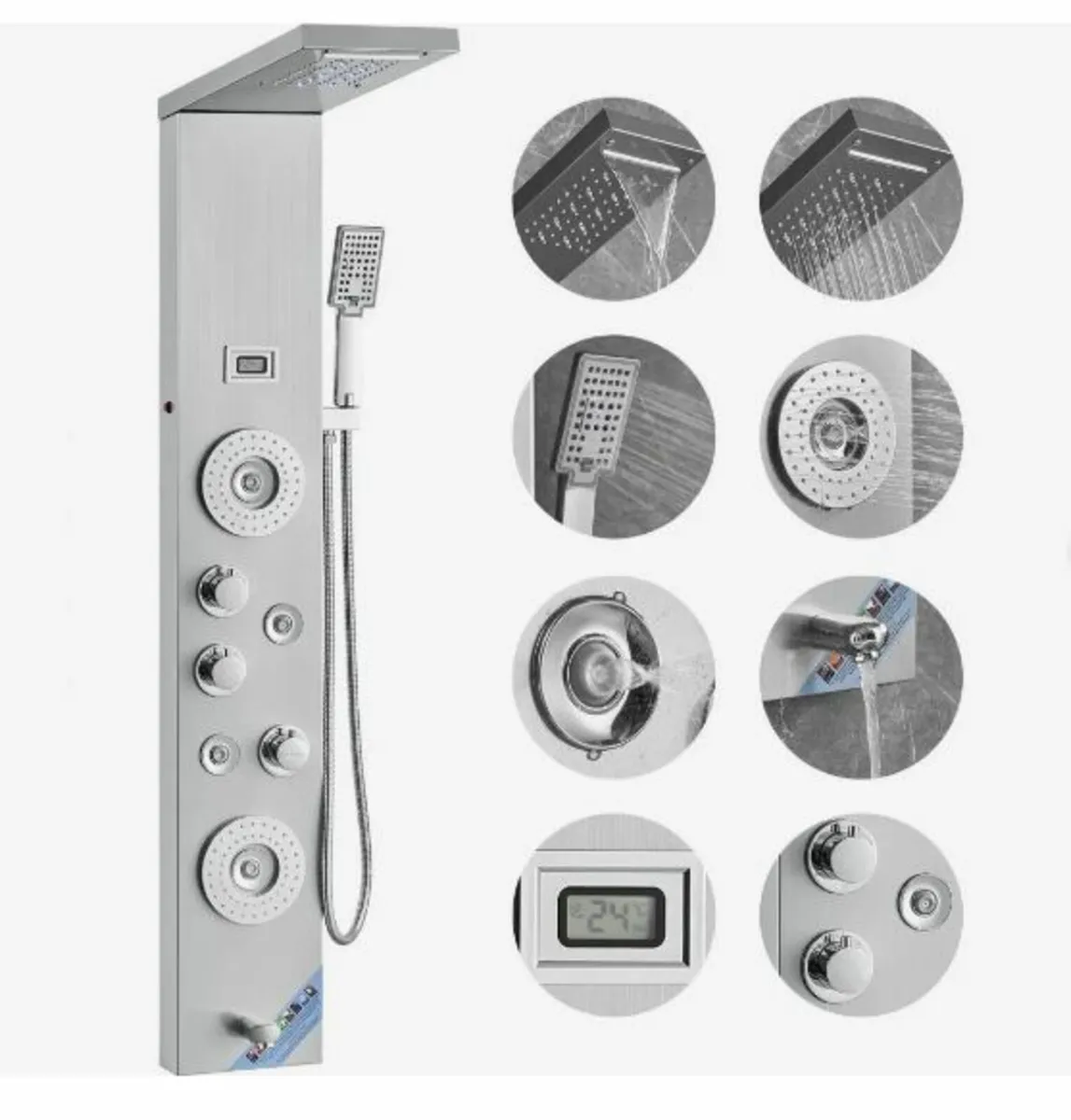 Shower Panel System, 6 Shower Modes - Image 1