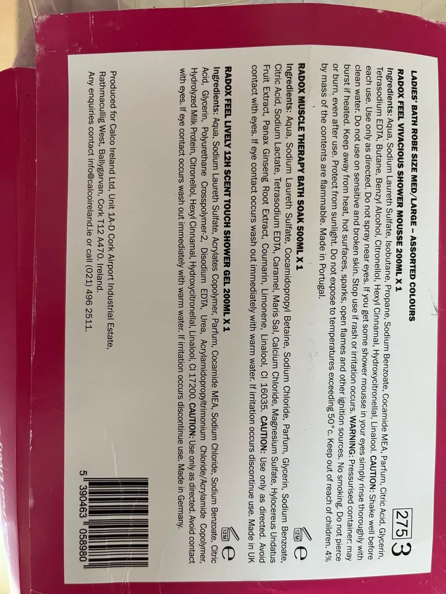 Radox Women’s Gift Set w Bath Robe M-L-New in box - Image 3