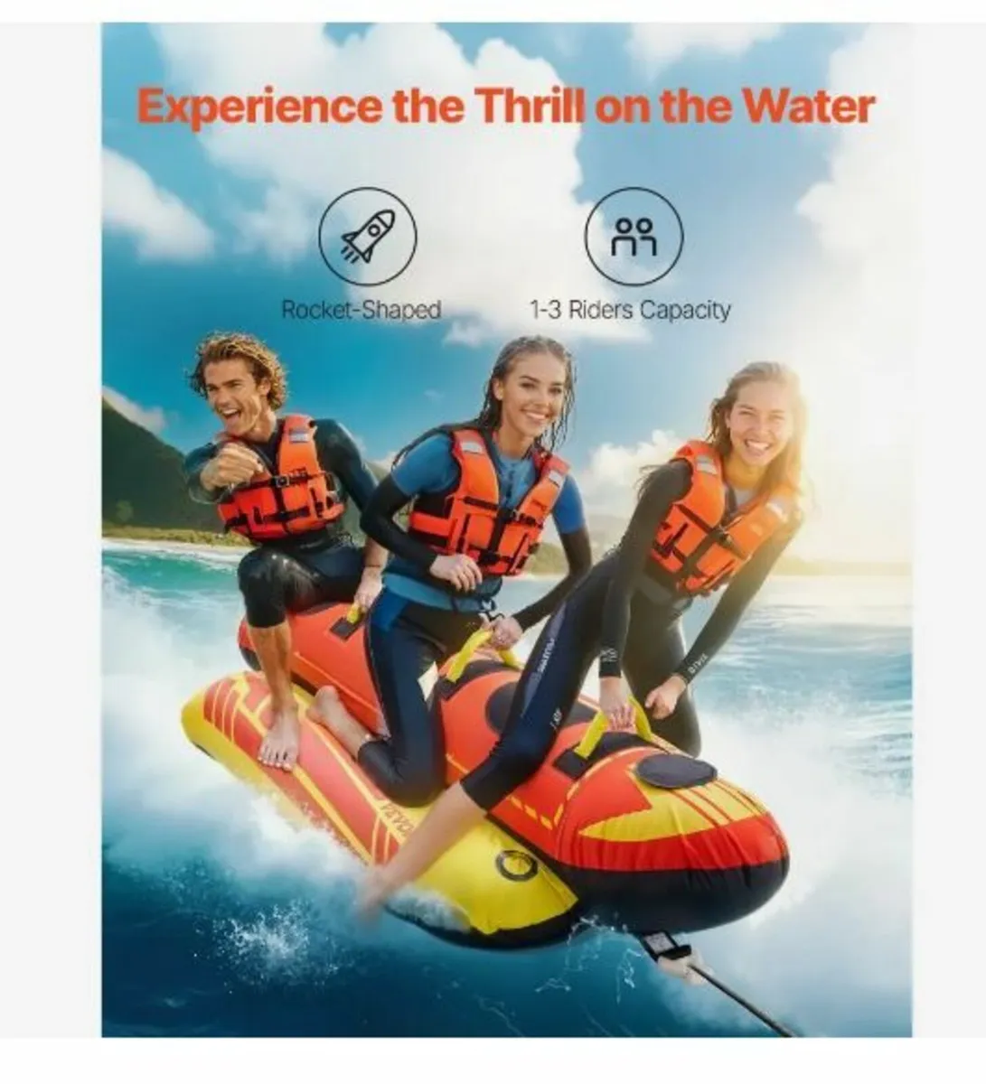 Towable Tubes for Boating, 1-3 Riders - Image 2