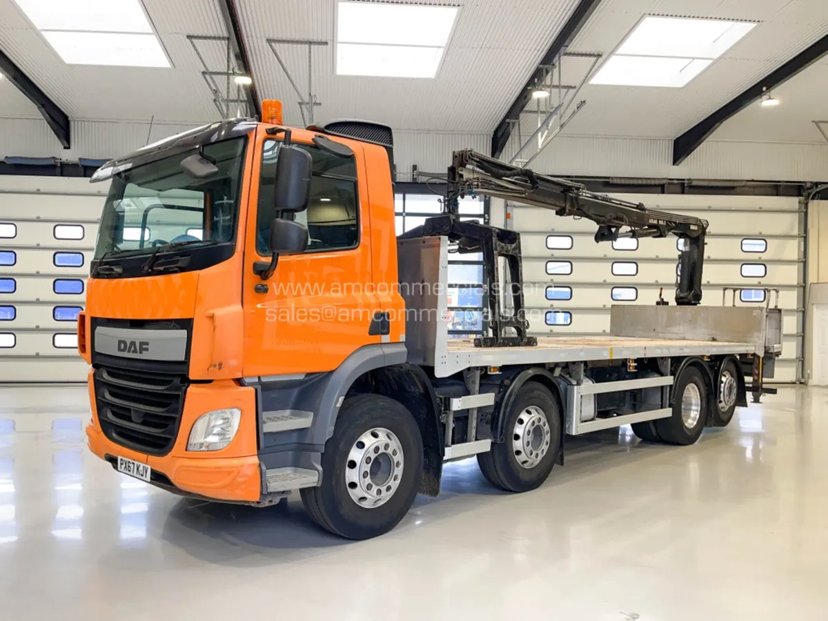 2017 (67) DAF CF 400 8X2 32 TONNE FLATBED BLOCK GR - Image 3