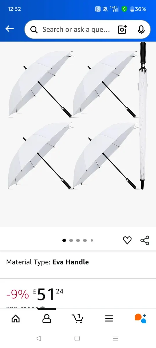 4 wedding umbrellas - Image 2