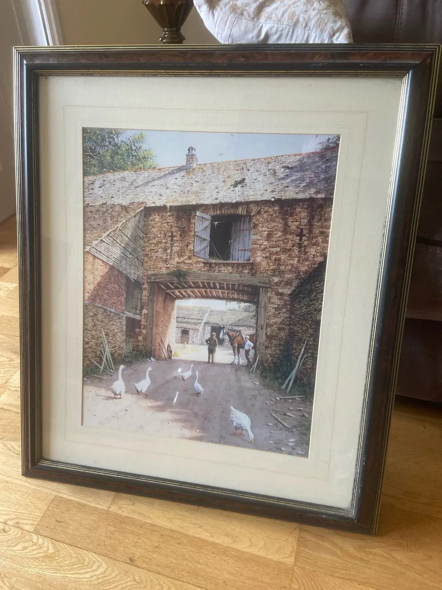 Farmyard.   Print - Image 1