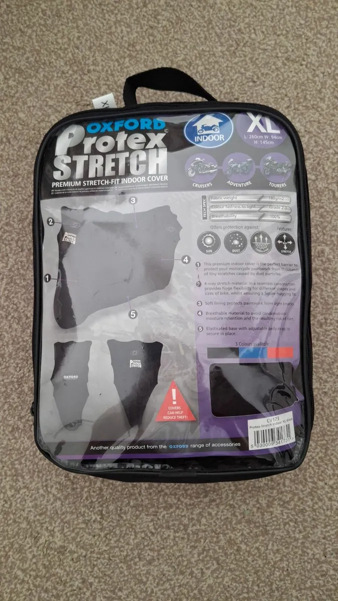 Oxford Protex Stretch-Fit Premium MotorcycleIndoor - Image 3