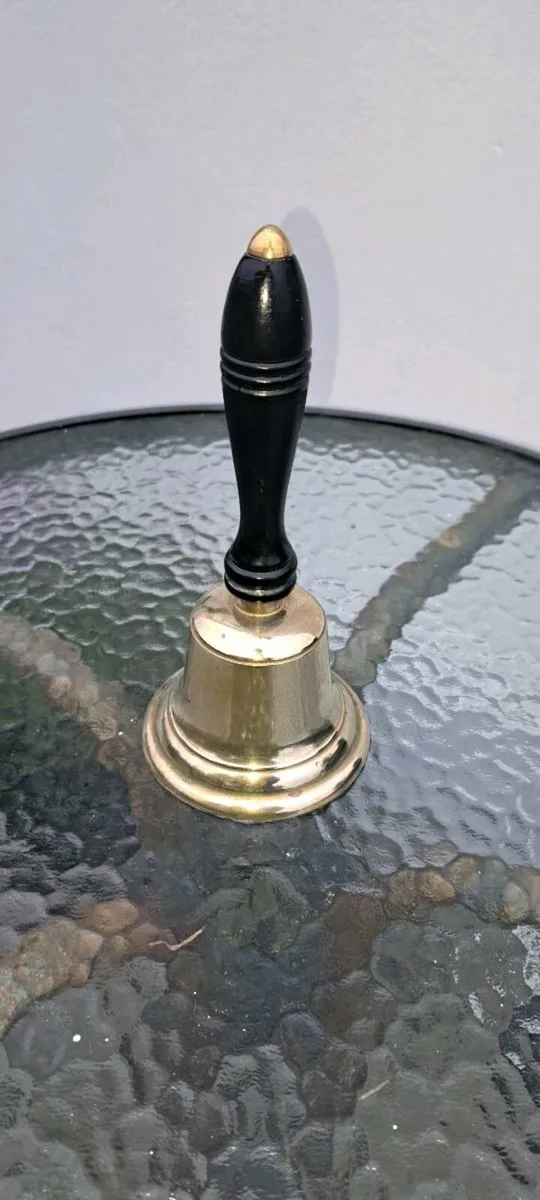 Old brass  bell - Image 1