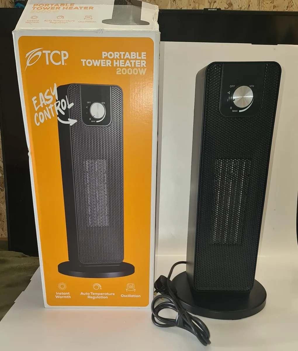TCP Portable Tower Heater 2000W - Image 2