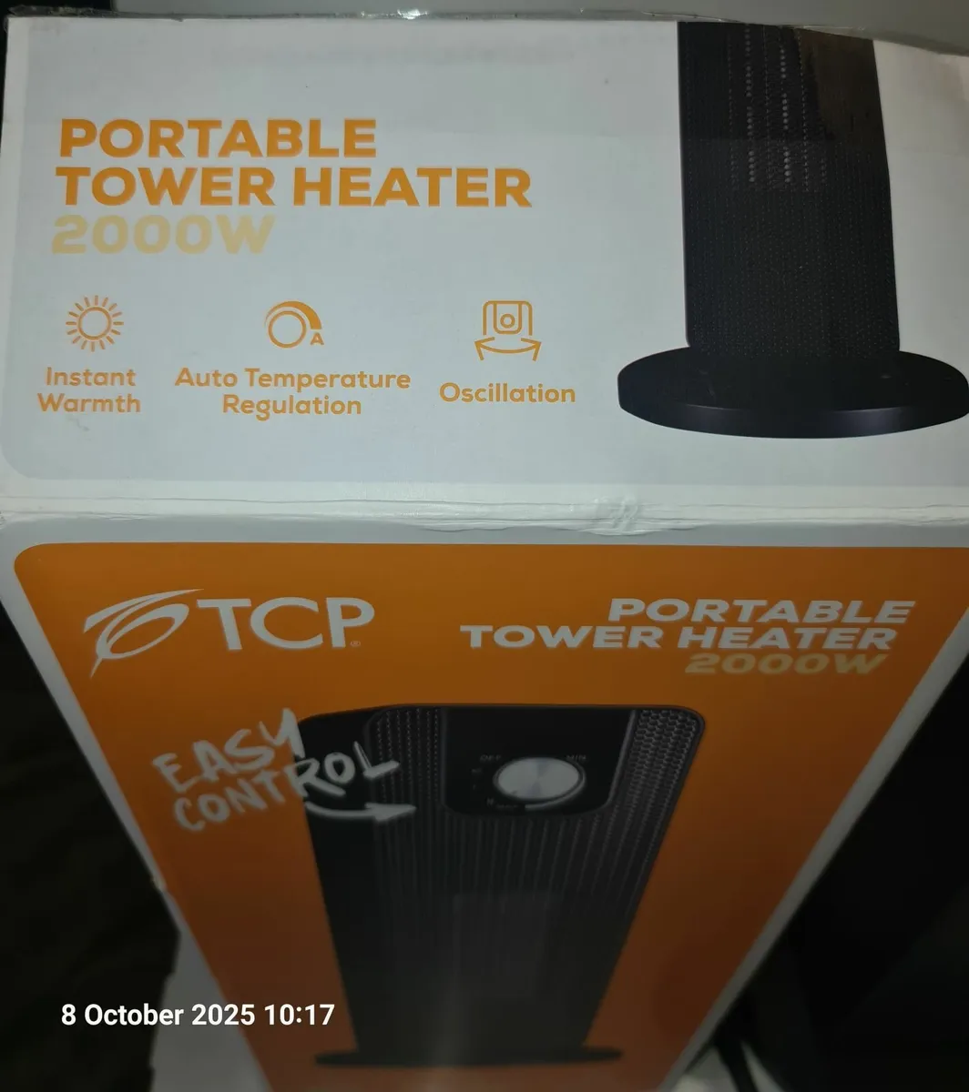 TCP Portable Tower Heater 2000W - Image 3