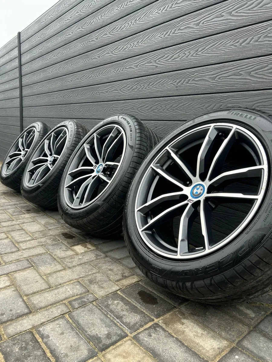 18” GENUINE BMW 5 SERIES ALLOY WHEELS & TYRES - Image 3