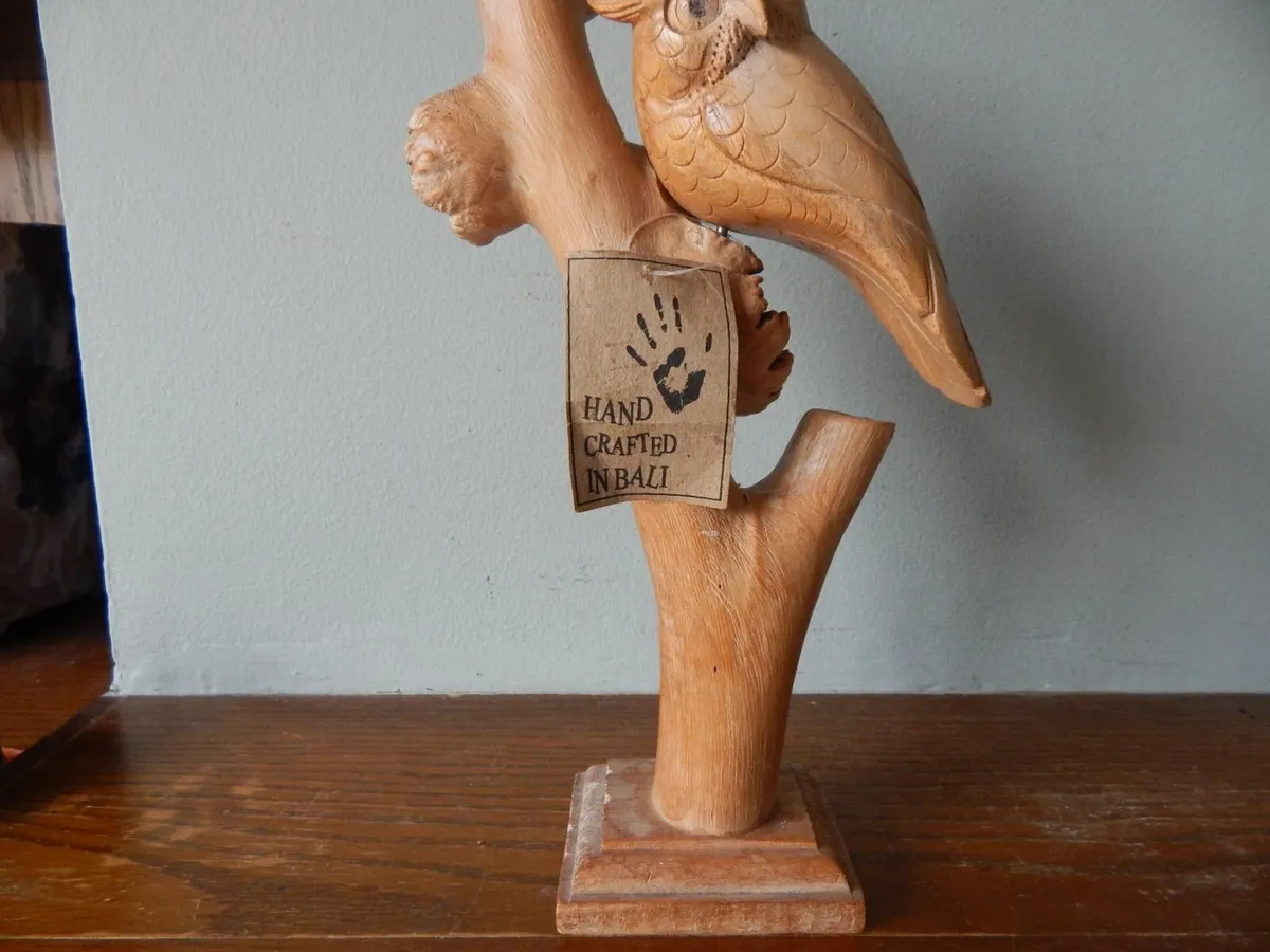 Balinese Hand Crafted Wooden Art Piece - Image 4