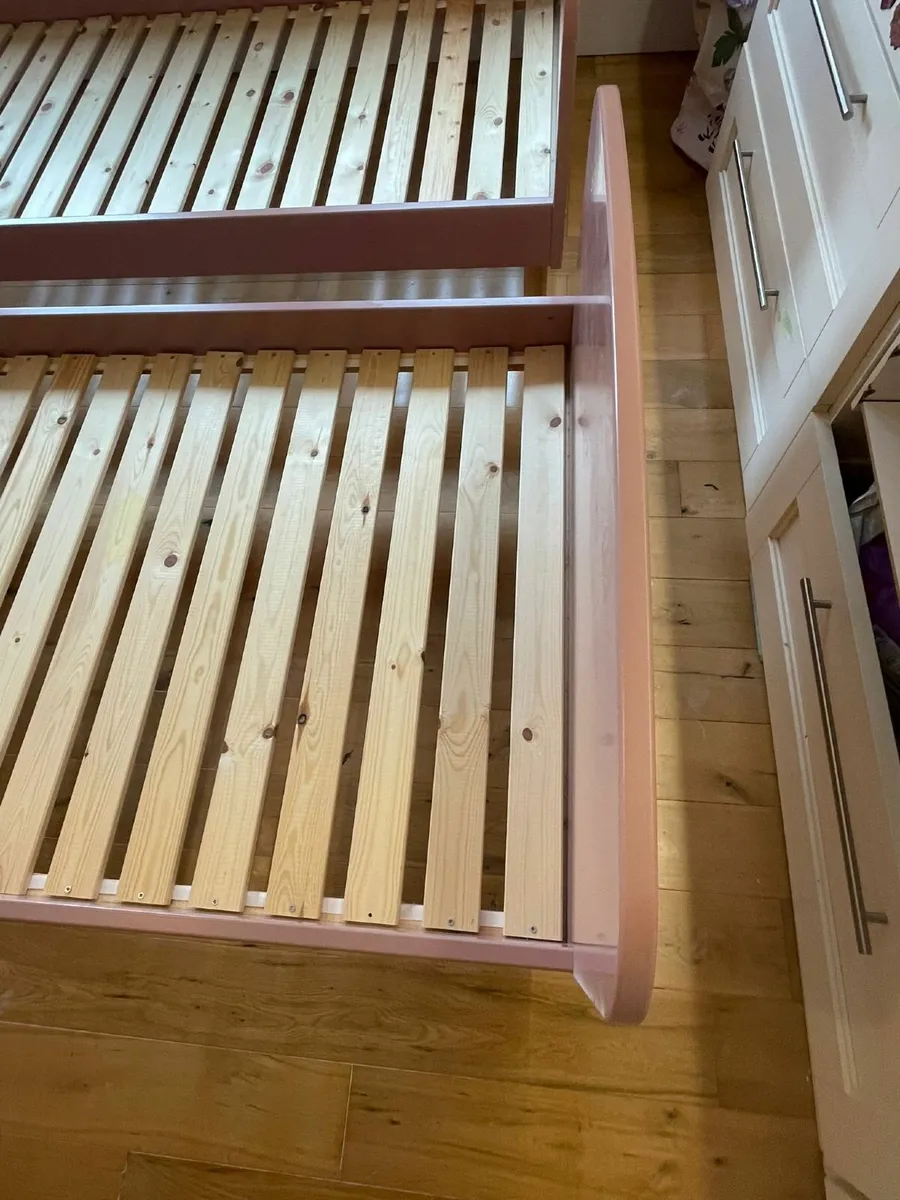 Childrens Single Bed with rails x 2 - Image 2