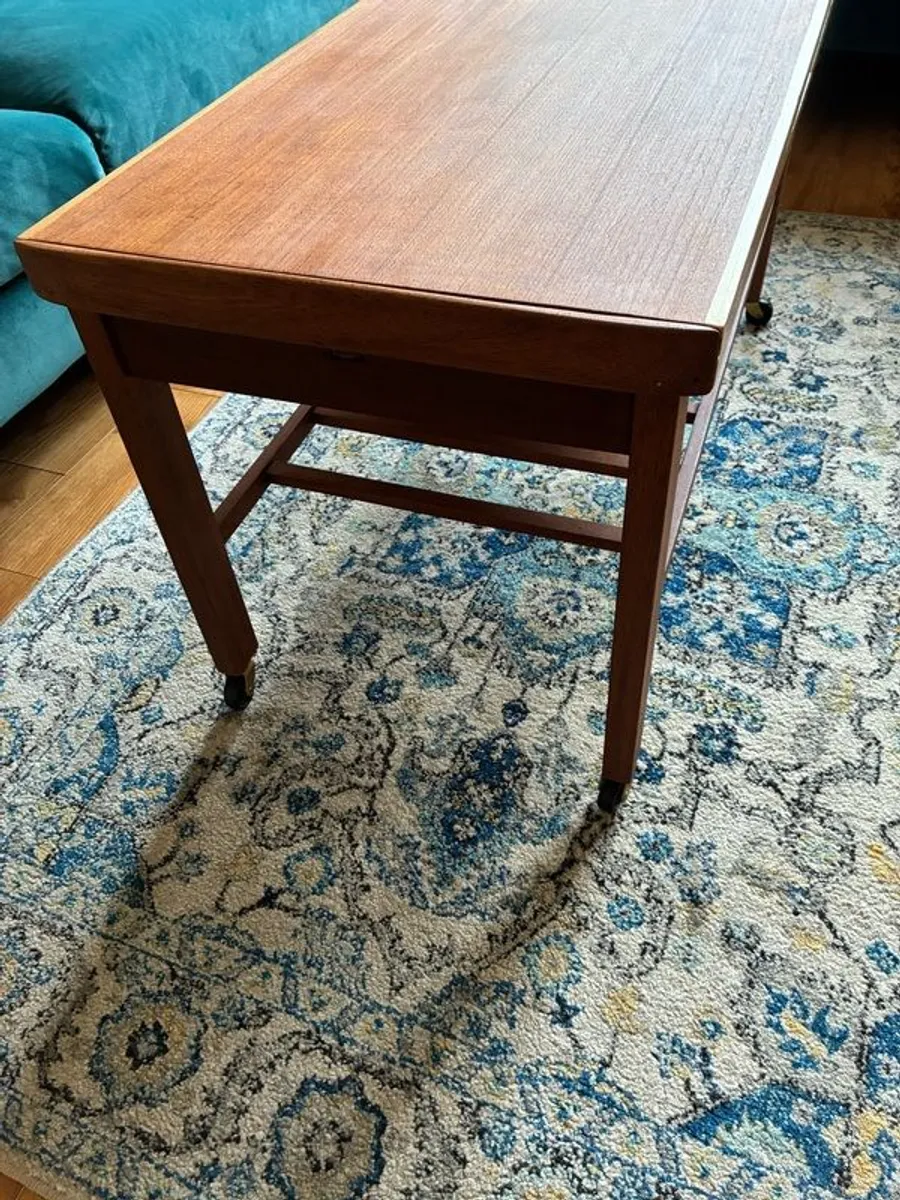 Mid century extendable coffee table - Image 4