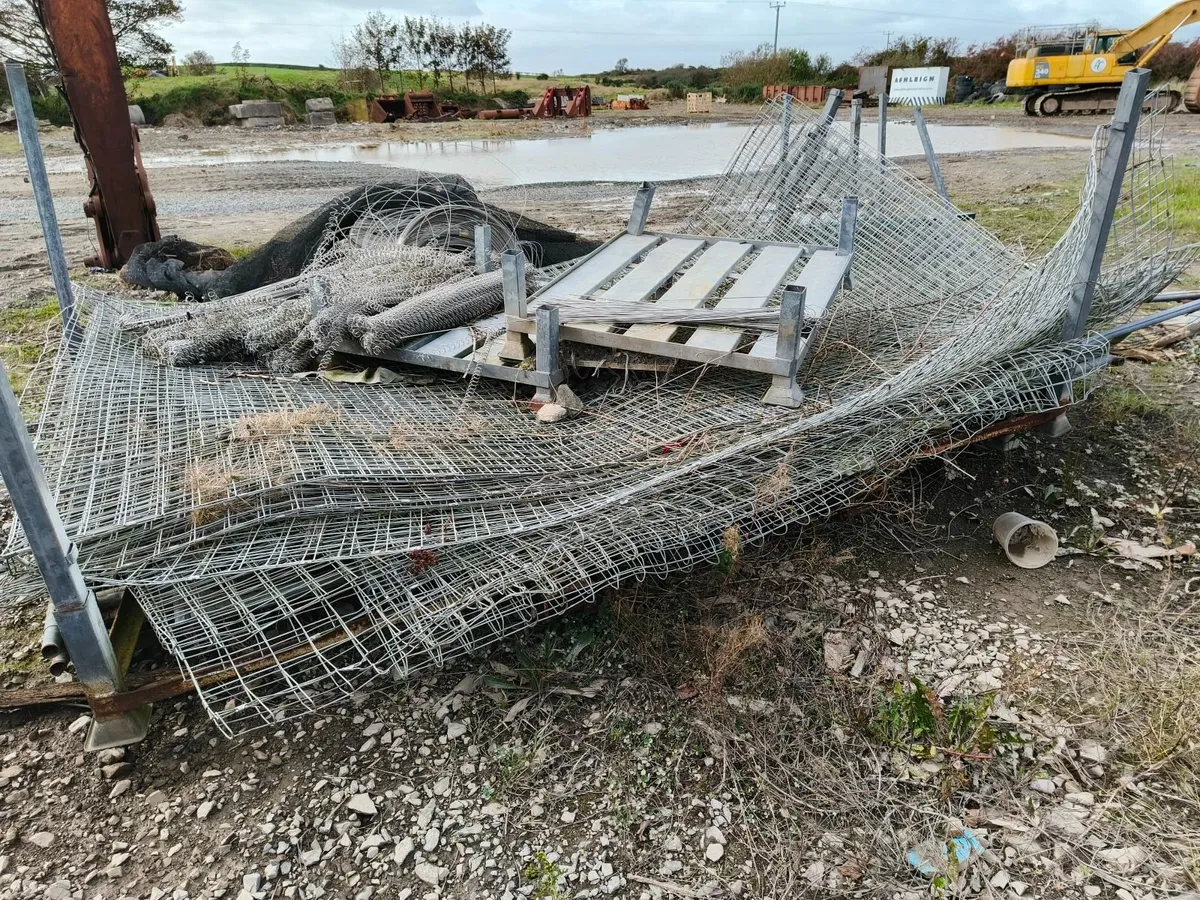 Selection of Gabion baskets and wire - Image 2