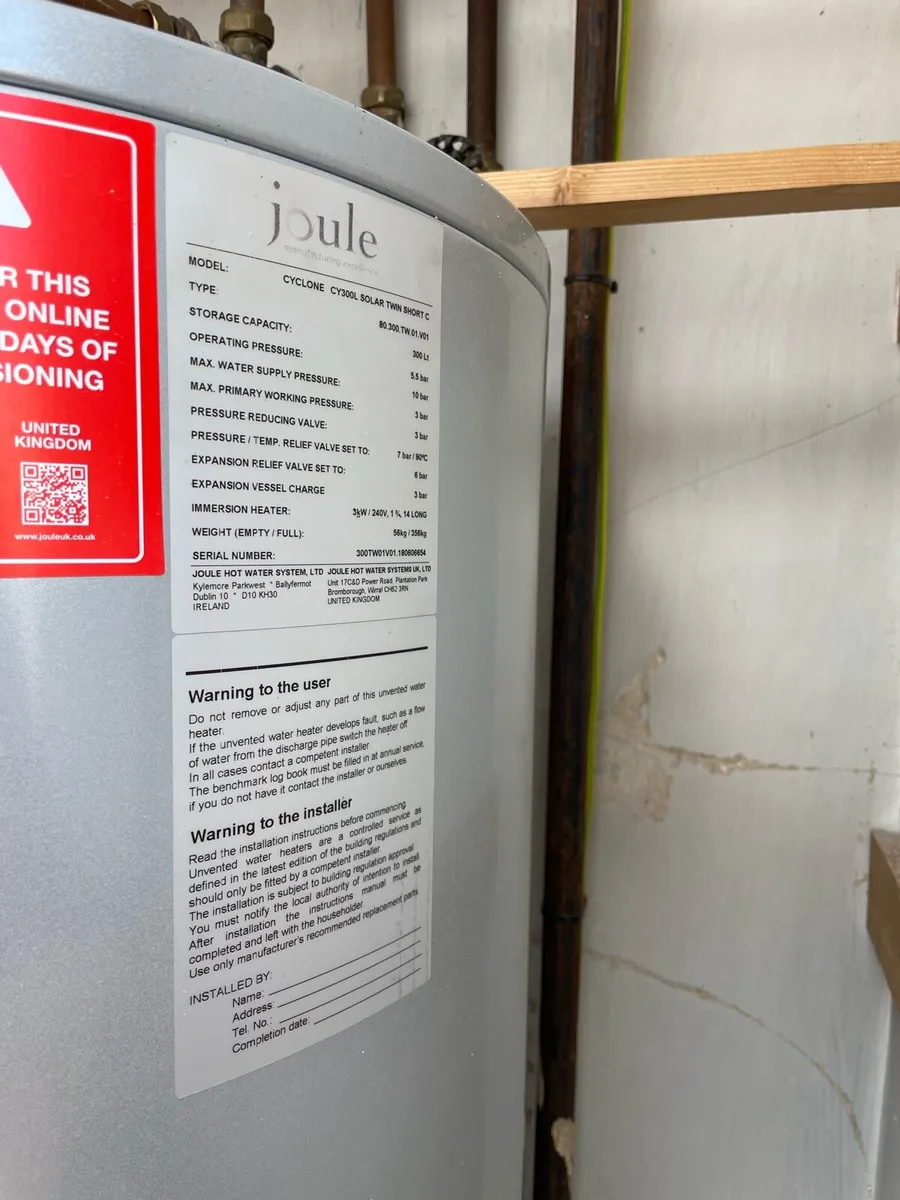Hot water cylinder joule - Image 2