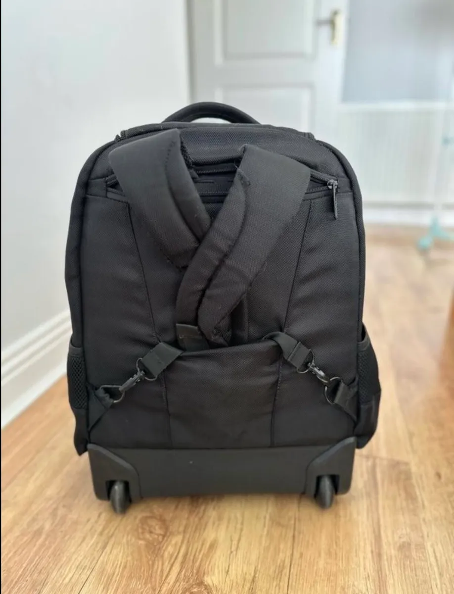 2 in 1 Travel Backpack with Wheels, cabin size - Image 2