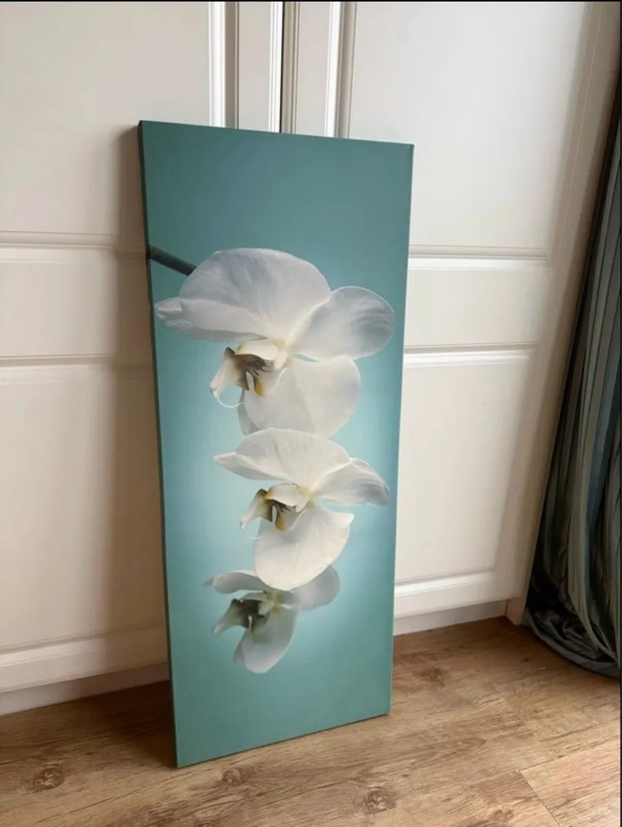 Flower canvas, like new - Image 2