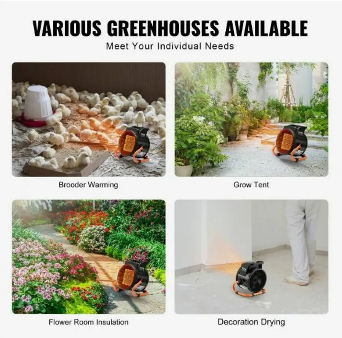 Greenhouse Heater, 2000W - Image 2