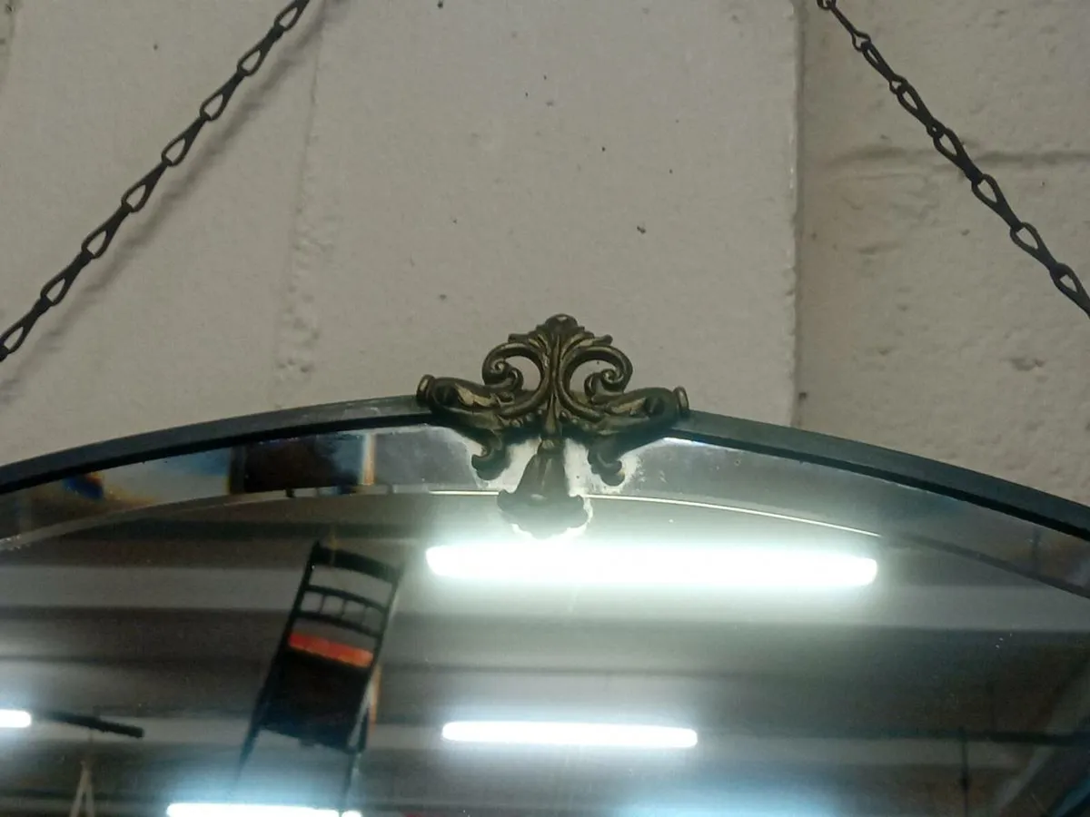 Early 20th Century Bevelled Wall Mirror - Image 2