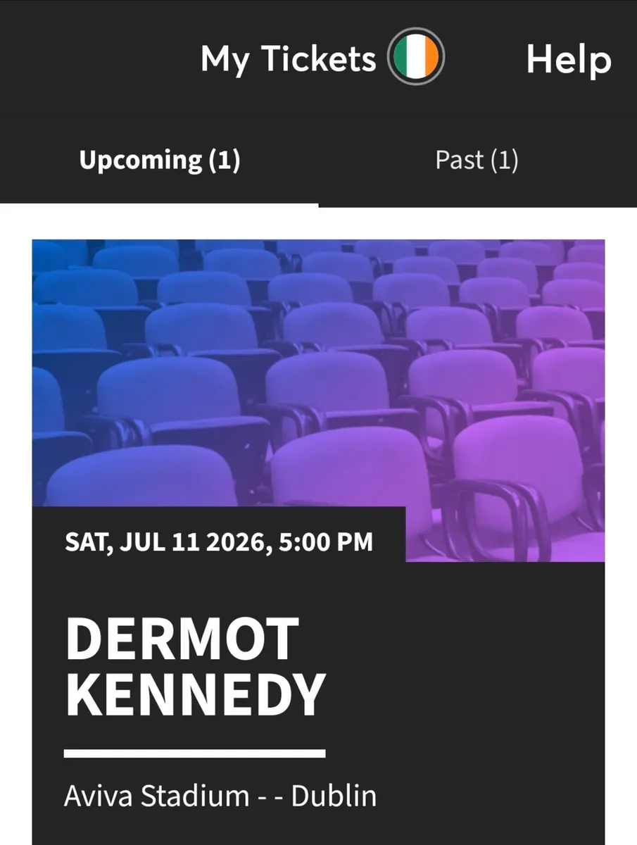 Dermot kennedy tickets x 4