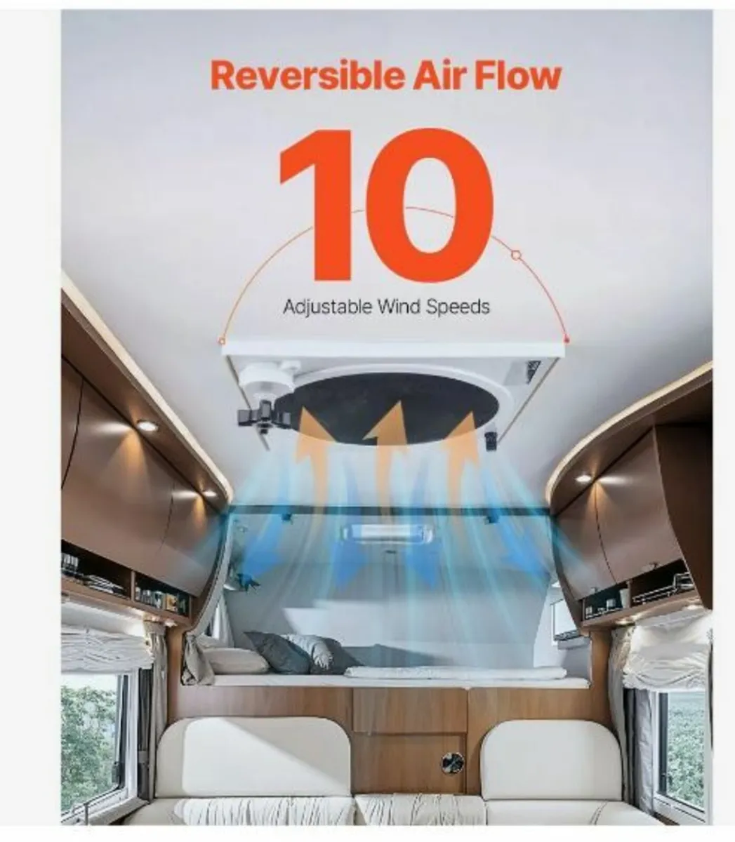 RV Vent Fan, 14 inch RV Roof - Image 3