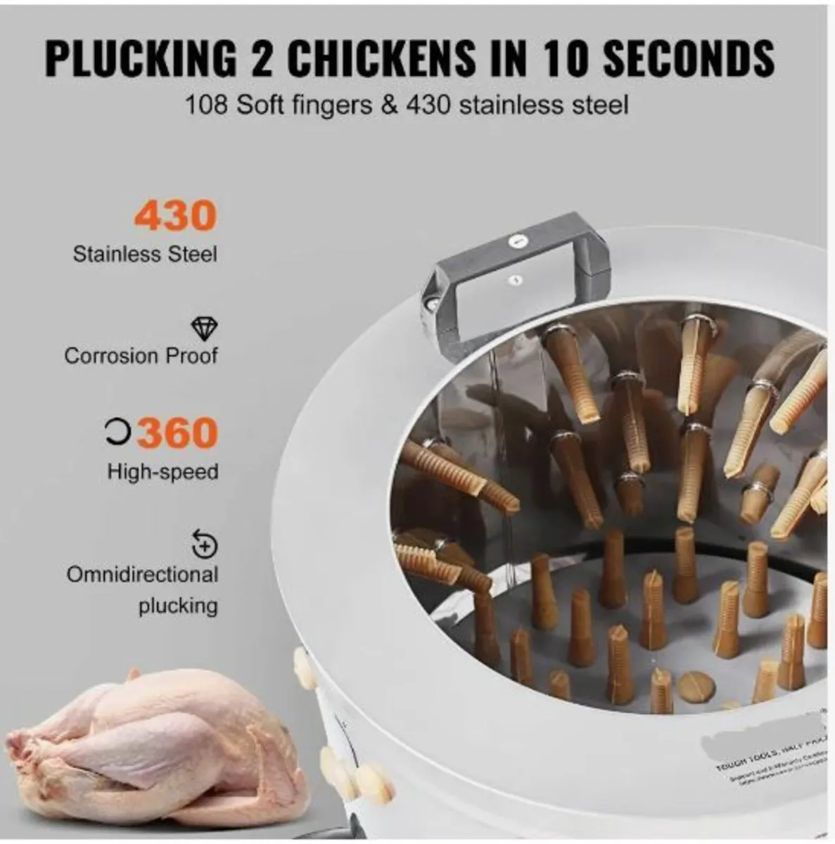Chicken Plucker Machine, Feather Plucker - Image 3