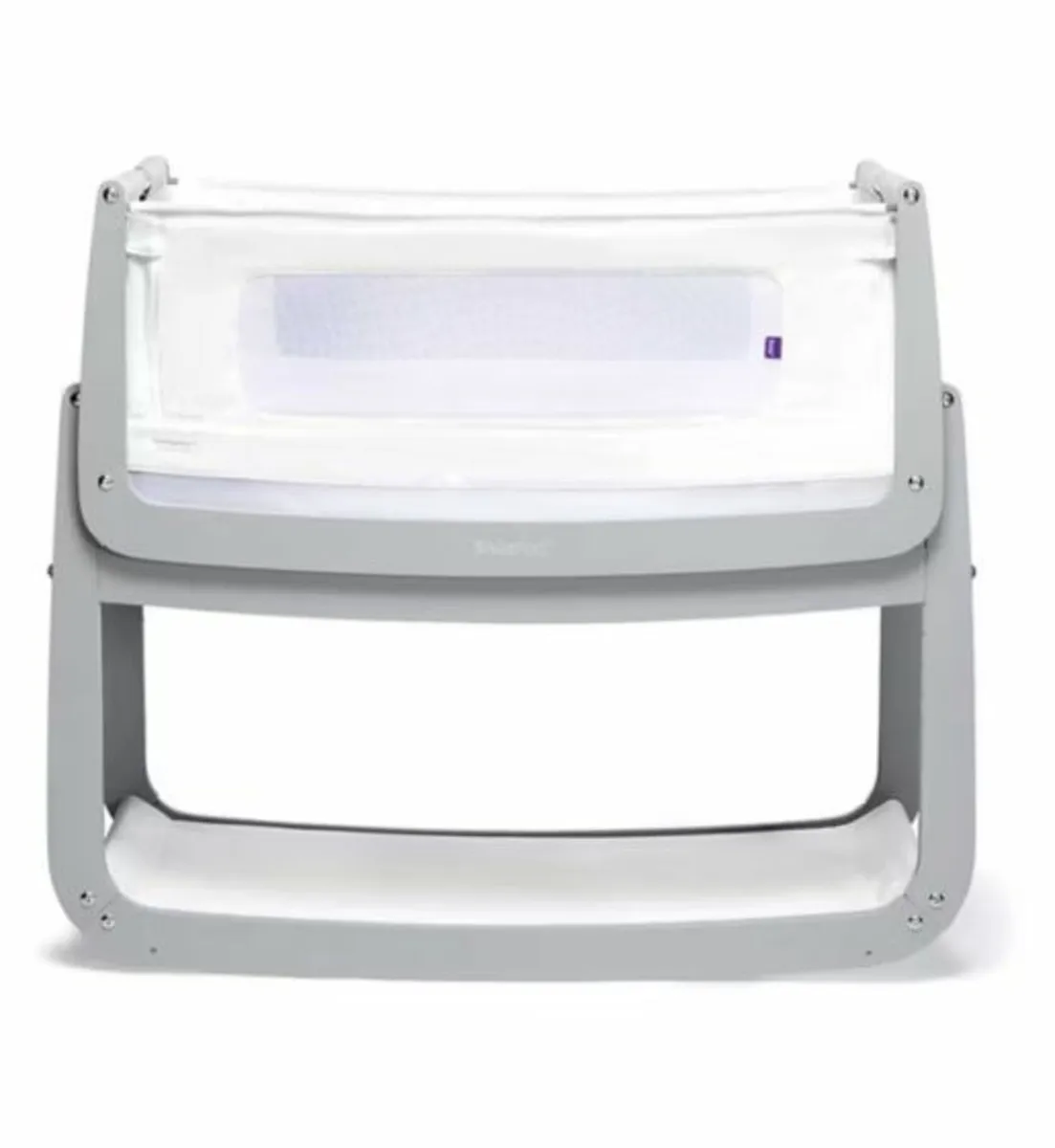 Cot Bed and Bedside Crib